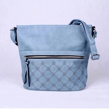 Středně velká crossbody kabelka LIDA 736 modrá