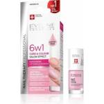 Eveline Cosmetics Eveline Nail Therapy Nail Conditioner transmitting color 6in1 SHIMMER PINK 5ml