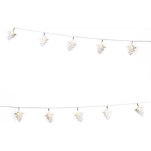 DecoKing Svetelná reťaz na fotografie TREE so stromčekmi biely