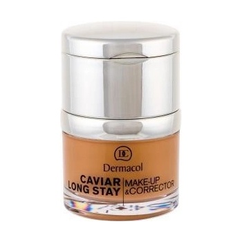 Dermacol Caviar Long Stay Make-Up & Corrector make-up a korektor s kaviárem 5 Cappuccino 30 ml