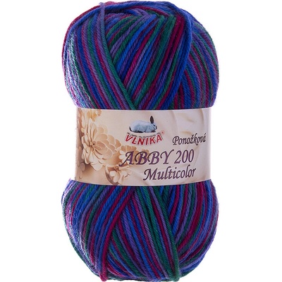 VLNIKA Příze Abby 200 multicolor ponožková Varianta: 352