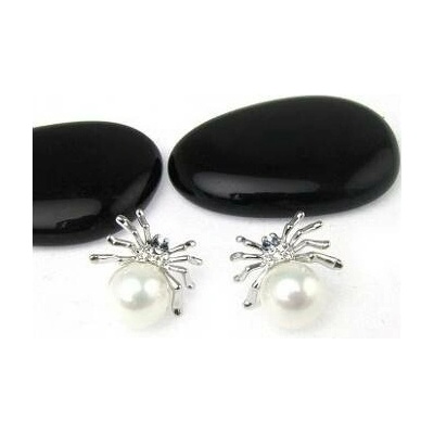 Prosperk náušnice spider pearls S1051