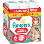 Pampers Пелени-гащички Pampers Active Baby - Размер 6, 13-19 kg, 144 броя (1100053076) - ozone