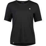 Mons Royale Фланелка с къс ръкав за колоездене Mons Royale Women's Tarn Merino Shift Tee Cycling jersey - Black II (156-1306-0414)