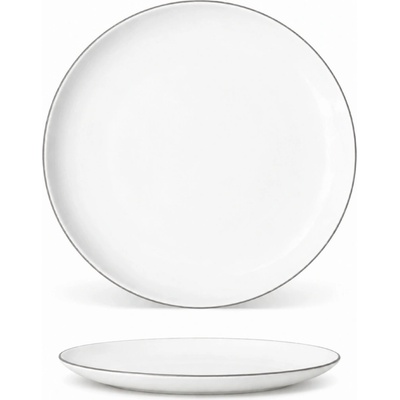 Thun 1794 Tom Coup plytký tanier s dekorom platina porcelánový