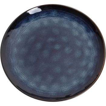 Qx impex kft Керамична чиния IRIS тъмно синя 21, 4x2, 7cm 171177 (171177)