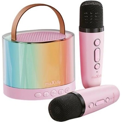 Karaoke set MAXLIFE MXKS 200 Pink – Zboží Dáma