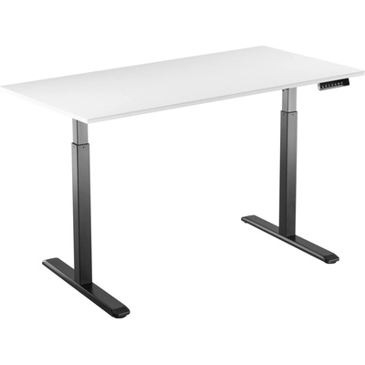 AlzaErgo Table ET2 černý + deska TTE-03 160x80cm lamino kaštan