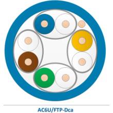Leviton AC6U/FTP-Dca-500BU U/FTP, AWG23, kat. 6A LSZH, Dca s2 d1 a1, 500m, modrý