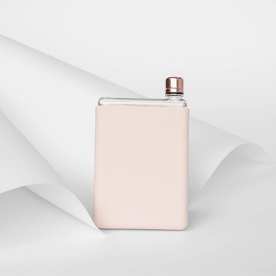 Memobottle A5 Silikónový obal na fľašu na vodu Pale Coral 750 ml