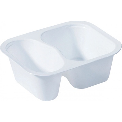 DUNI Tácka sdish pp biela 2-dielna 138 × 114x53 mm