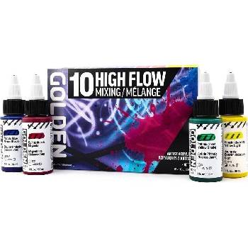 Golden Artist Colors High Flow Mixing Комплект акрилни бои 10 x 30 ml (0000929-0)