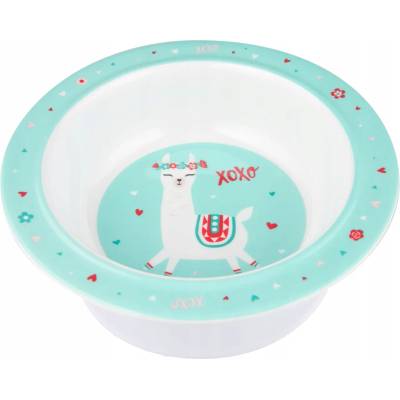 Canpol babies Меламинова купа с вакуумен ринг Canpol - Exotic Animals, тюркоаз, 270 ml (4/519_tur)