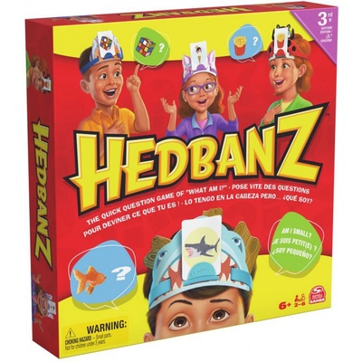 Spin Master парти игра с въпроси Hedbanz 2025 (6074045)