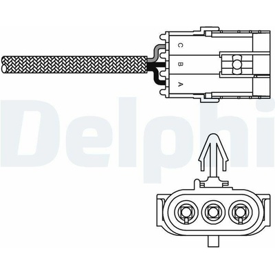 Lambda sonda DELPHI ES10992-12B1