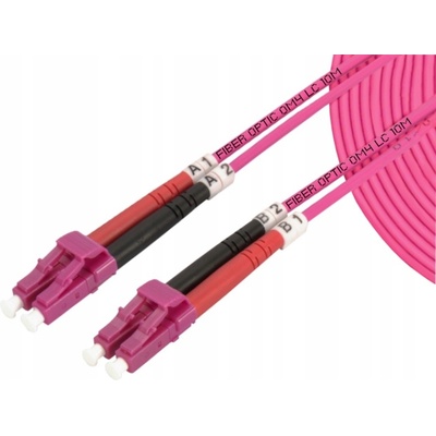 Digitus DK-2533-10-4 Fiber Optic Patch Cord, LC to LC, Multimode OM4 - 50/125 µ, Duplex, 10m