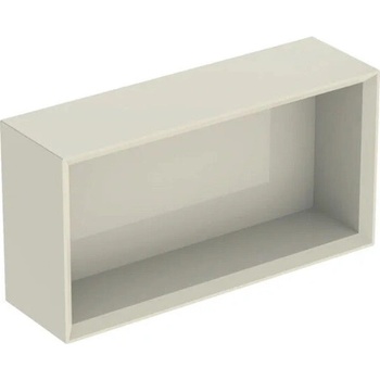 Geberit iCon nástěnný box, 45x13,2x23,3 cm,lakovaný s vysokým leskem, písková šedý 502.322.JL.1