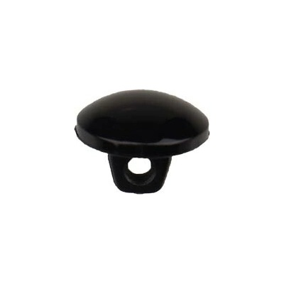 Pro Háčkování Knoflík kulatý černý 10 mm
