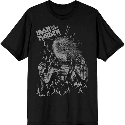 Iron Maiden Est. 1975 Life After Death Flames Black XL Риза (IMTEE202MB04)
