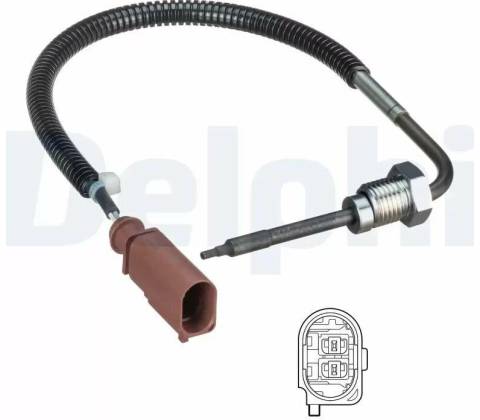 DELPHI Čidlo teploty výfukových plynů DF TS30270