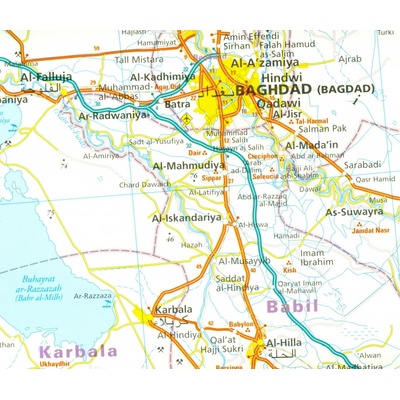 mapa Middle East 1:1,2 mil voděodolná