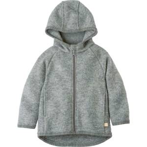 disana Детско вълнено яке disana Kid's Walk-Jacke Zipp Wool jacket - Grau - размер 122/128 (EU) (703-6090-0415)