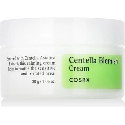 COSRX Centella Blemish Cream успокояващ крем за лице 30 g унисекс