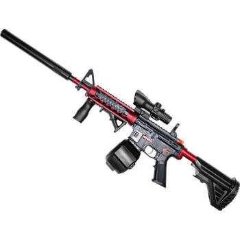 Sunny Blaster M4A1, пистолет с воден гел и аксесоари, червен (M4A1red)