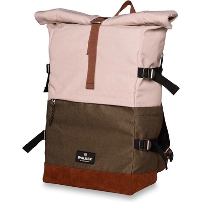 Walker Batoh Roll-up Two Popcorn/Cypress, béžová/hnědá 30 l