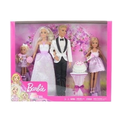 Barbie Ken Novomanželé + panenky