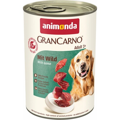 Animonda GranCarno Adult Beef & zvěřina 6 x 400 g