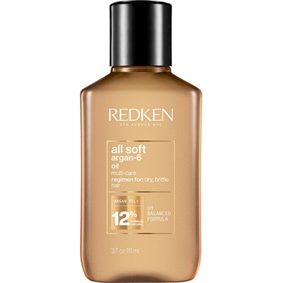 Redken All Soft Argan-6 Oil Multi Care Oil olej pro suché a křehké vlasy 111 ml