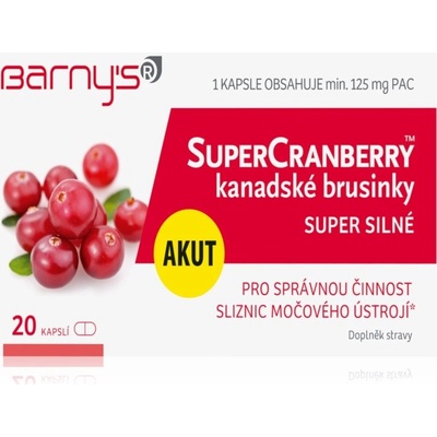 Barny's SuperCranberry kapsle pro zdraví močových cest 20 kapslí