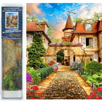 Norimpex - Puzzle Diamant painting: Old town 30x40 cm - 1 - 39 piese