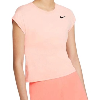 Nike Дамска тениска Nike Court Dri-Fit Victory Top SS Plus Line W - Оранжев