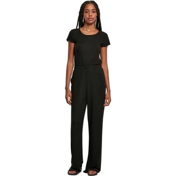 Urban classics Гащеризон Urban classics Wide short sleeve jumpsuit - Black (Black)
