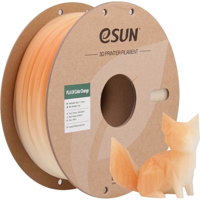 eSUN PLA-UV Color Change Orange - 1, 75 mm / 1000 g (PLA-UV-CC175UV-O1P1)
