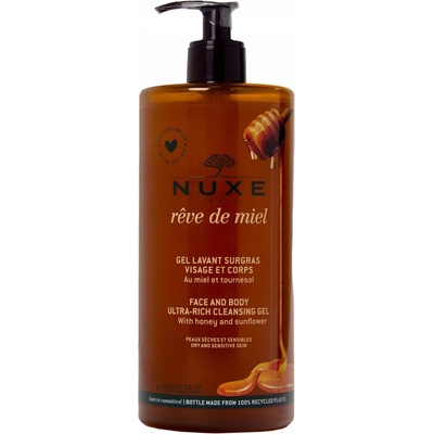 Nuxe Reve de Miel čistící gel pro suchou pokožku (Face and Body Ultra-Rich Cleansing Gel) 400 ml
