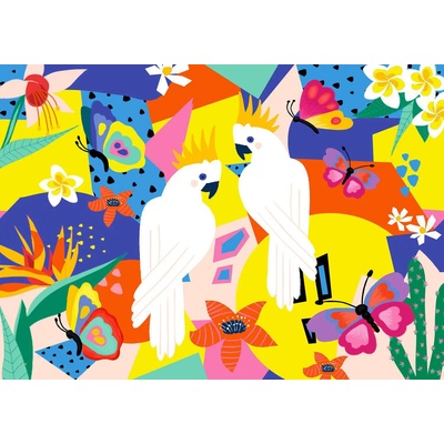 Enjoy - Puzzle Cockatoo - 1 000 piese