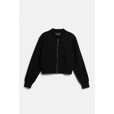 Karl Lagerfeld Commercial Logo Zip Up Black