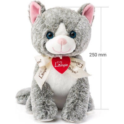 Lumpin Kočka Madeleine tmavě šedá 25 cm
