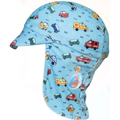 Swimaholic детска плажна шапка aquakiddo hat cars 1-3