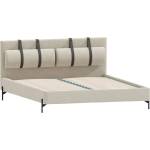 ROPEZ Бежово двойно легло 140x200 cm тапицирано с включена подматрачна рамка Tulsa - Ropez (Tulsa 140x200 z stelażem tk. Cloud 03)