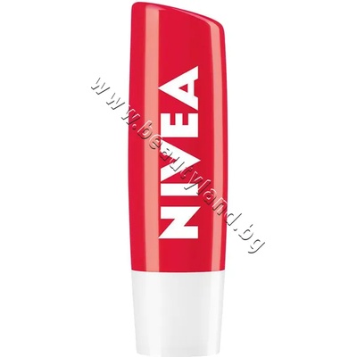Nivea Балсам за устни Nivea Strawberry Shine, p/n NI-85083 - Балсам за устни с аромат на ягода 24ч. melt-in moisture (NI-85083)