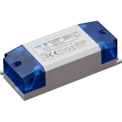 Vnitřní LED zdroj - 12W, 1A, 12V, IP20, PLASTIC kryt - (ADM1212) - Greenlux (GXLD100)