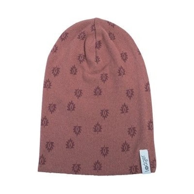 Lodger LODGER Beanie Print Rib Rosewood