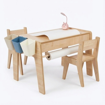 Babylike dětský stůl se židlemi children table chair wood 40639 – Zbozi.Blesk.cz