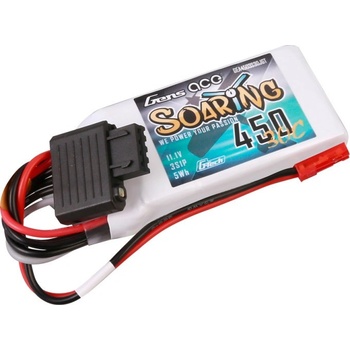 Gens ace G-Tech Soaring 450mAh 11,1V 30C 3S1P Lipo batéria so zástrčkou JST-SYP