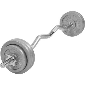 Gorilla Sports Činková nakladacia EZ tyč so závažiami 35 kg 30/31 mm