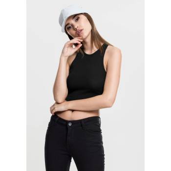 Urban Classics Дамски топ в черен цвят Urban Classics Ladies Cropped Rib Top black UB-TB1498-00007 - Черен, размер XL